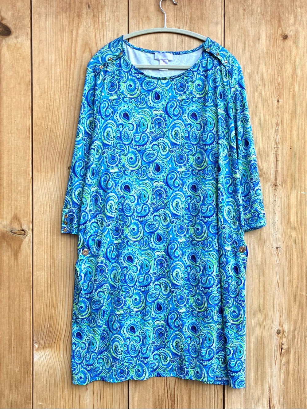 Stella Parker Printed Dress Sz 3X